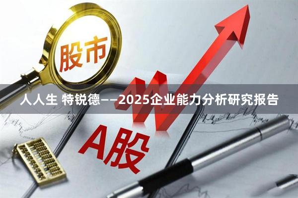 人人生 特锐德——2025企业能力分析研究报告